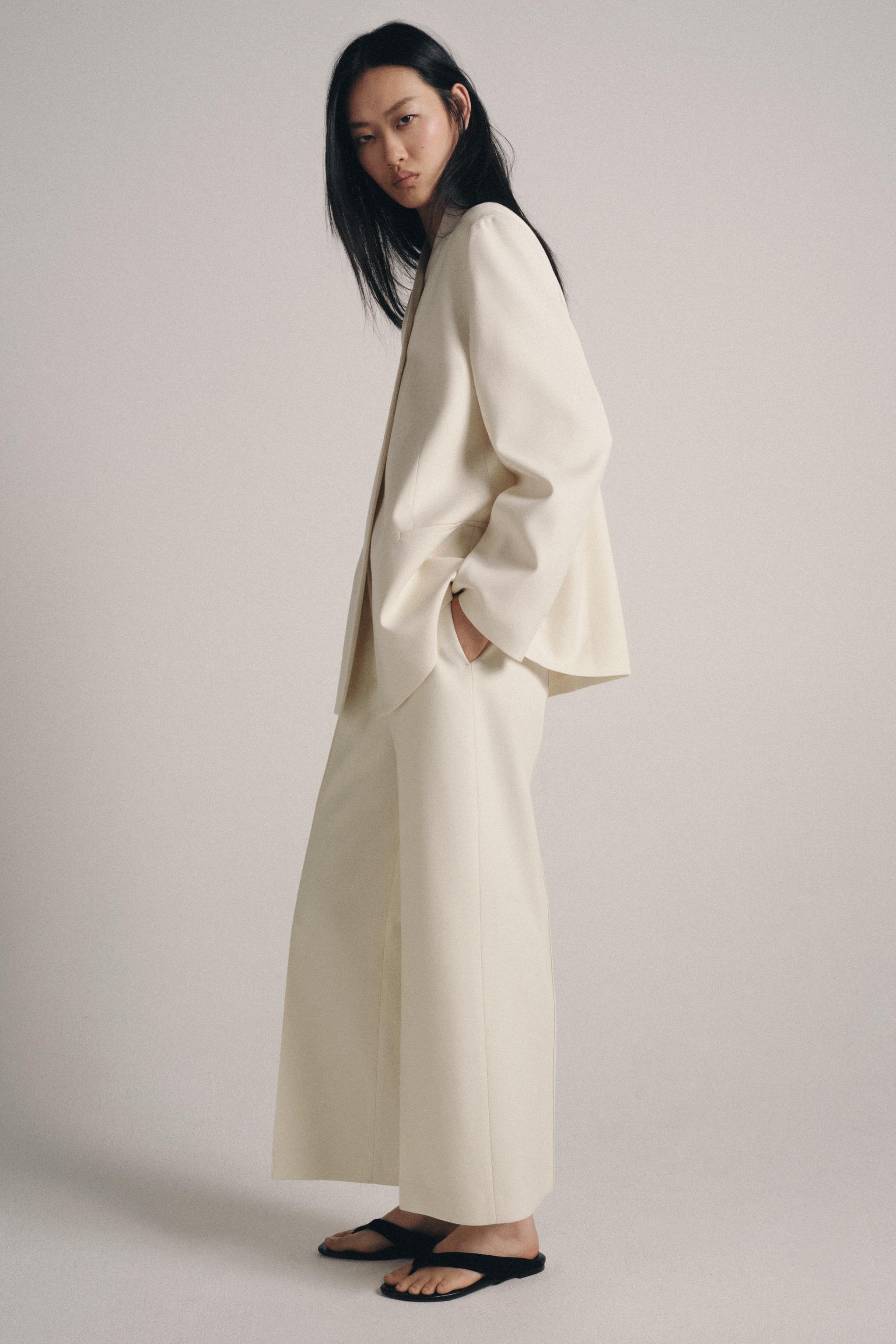 ZW COLLECTION PINTRUCK CROPPED PANTS